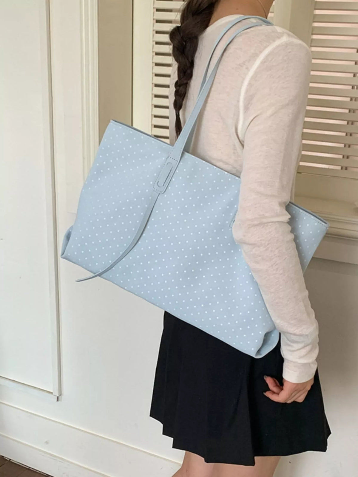 Polka Dot Shoulder Bag - Lilixa.store