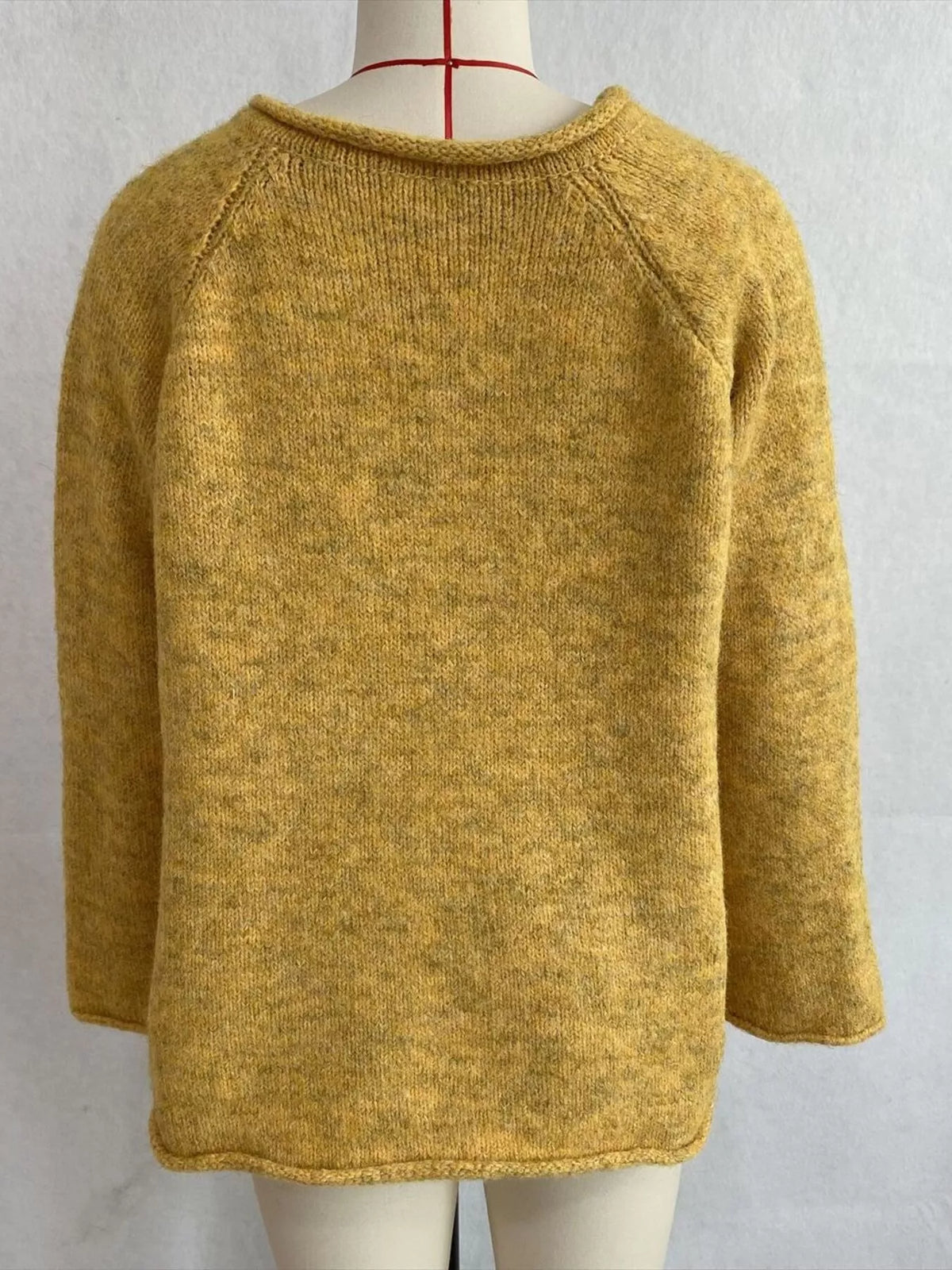 Chic V-Neck Sweater with Polka Dot Ribbon Tie, view 22