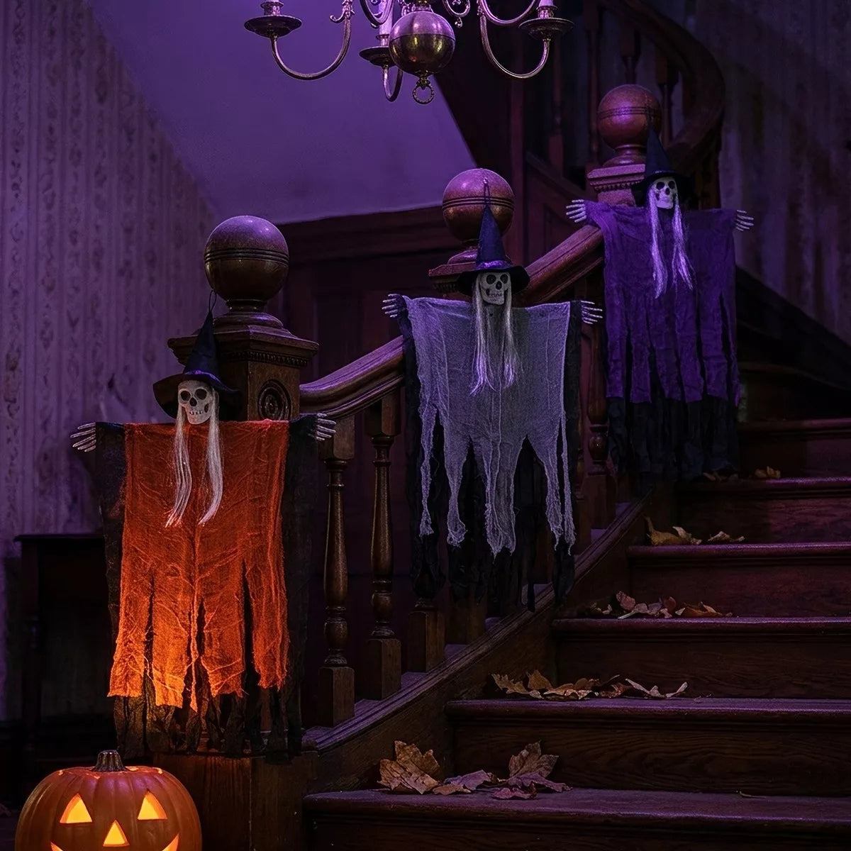 Halloween Skeleton Hanging Ghost Hanging Decorative Ornament - Lilixa.store