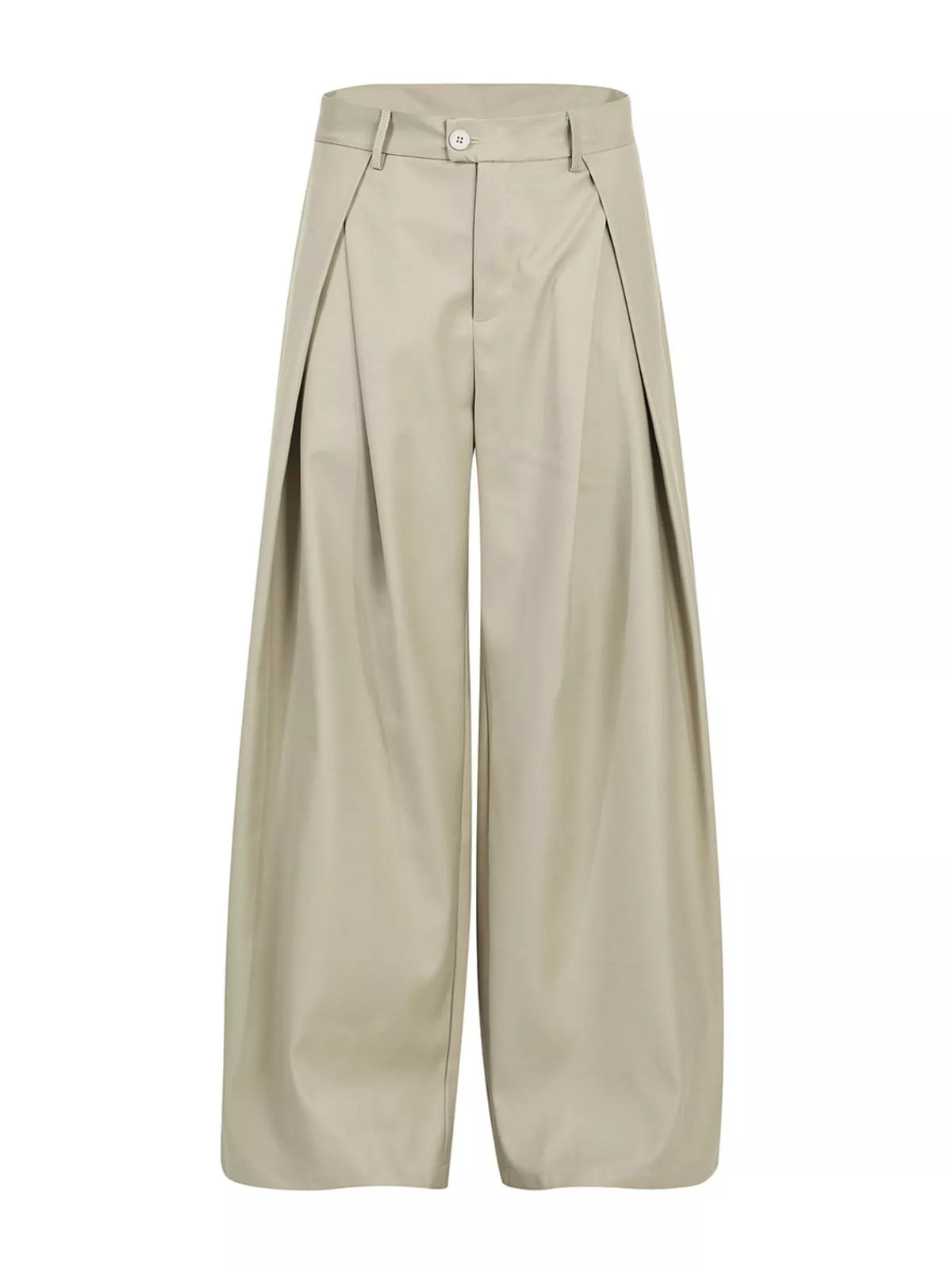 Men's Wide-Leg Pleated Pants