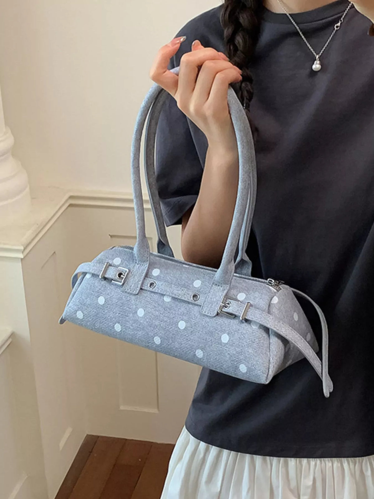 Polka Dot Shoulder Bag - Lilixa.store