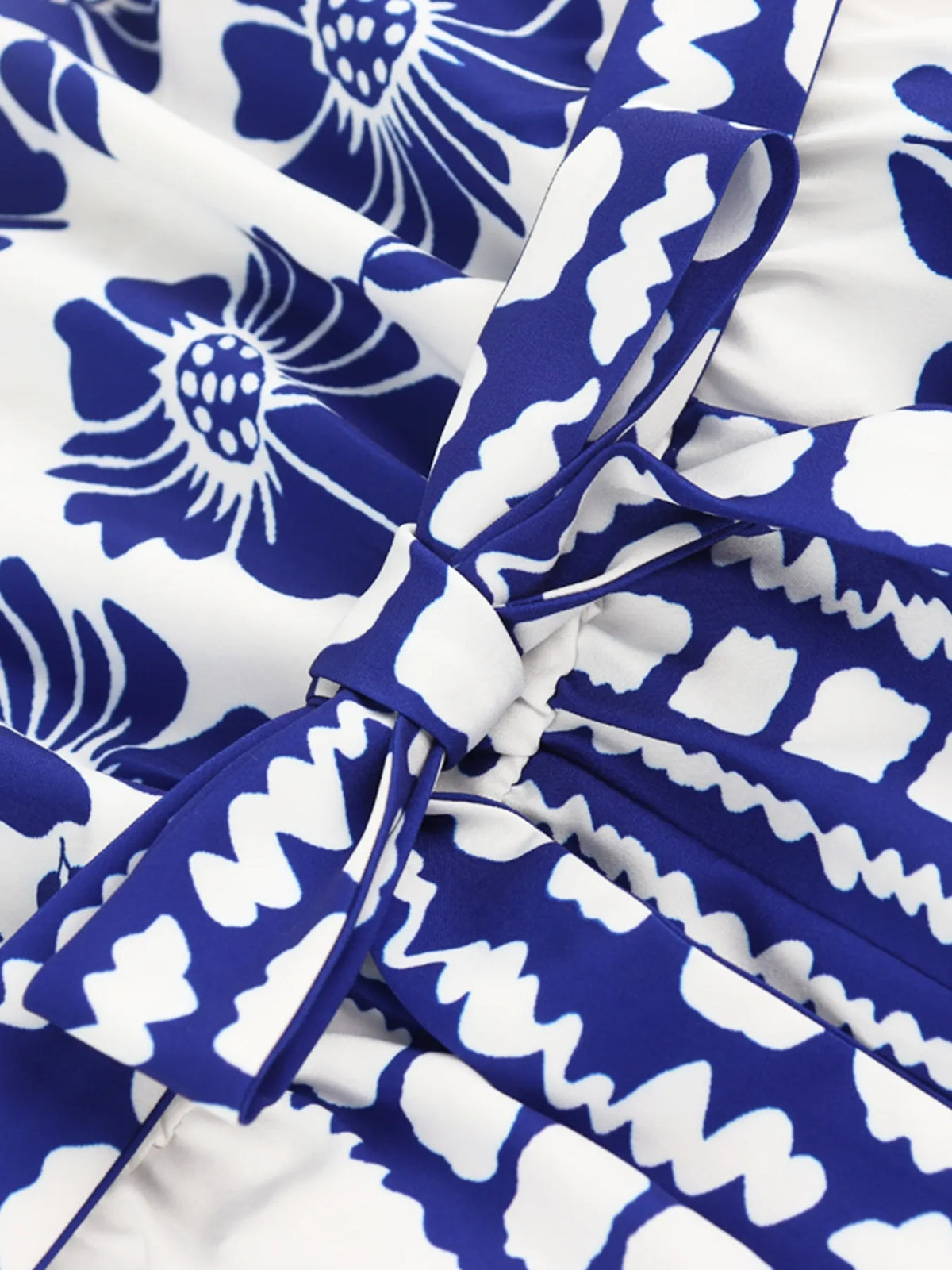 Printed Tube Tie Waist Romper - Lilixa.store