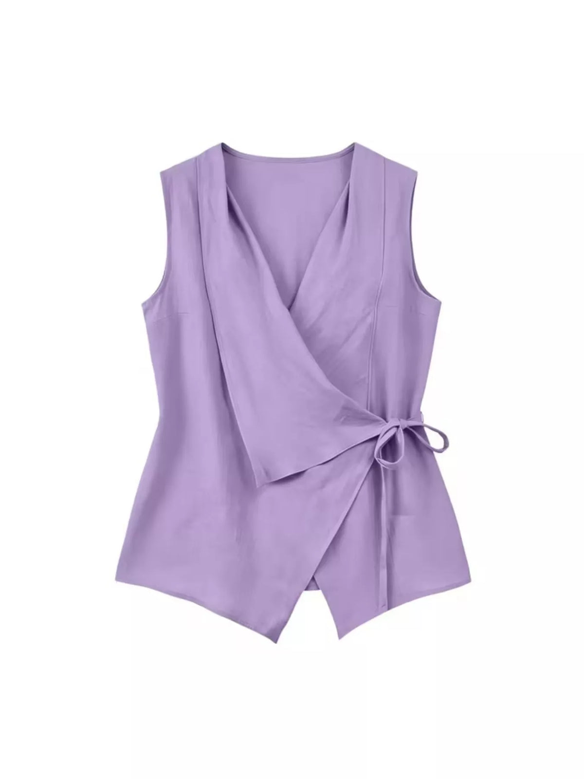 Tie Detail Sleeveless Top, view 8