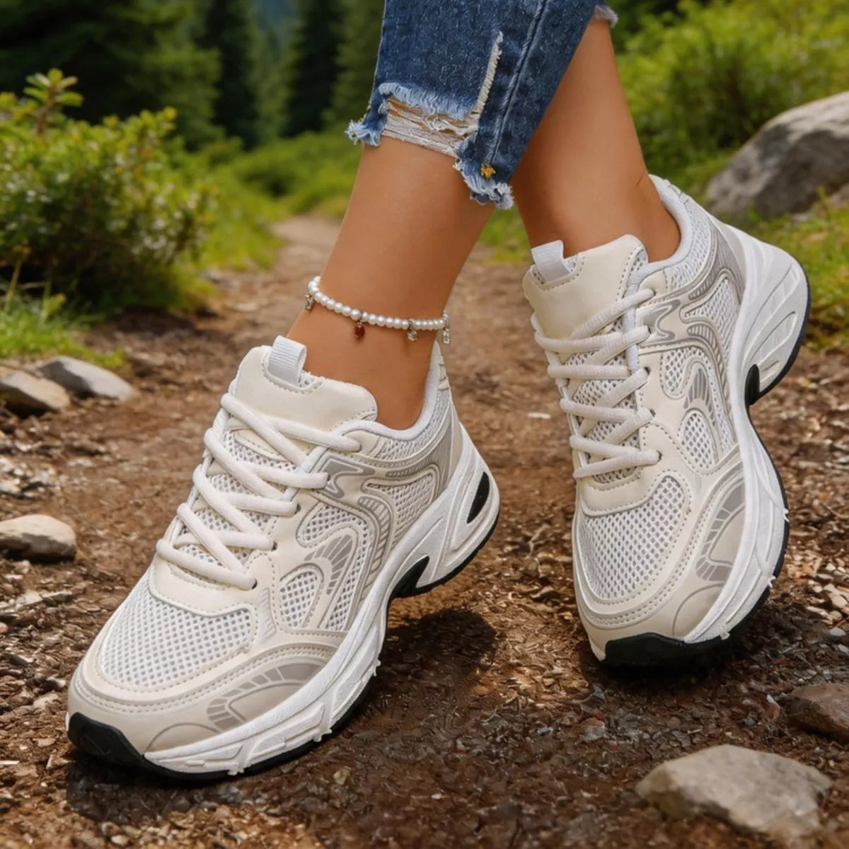 Breathable Lace Up Athletic - Lilixa.store