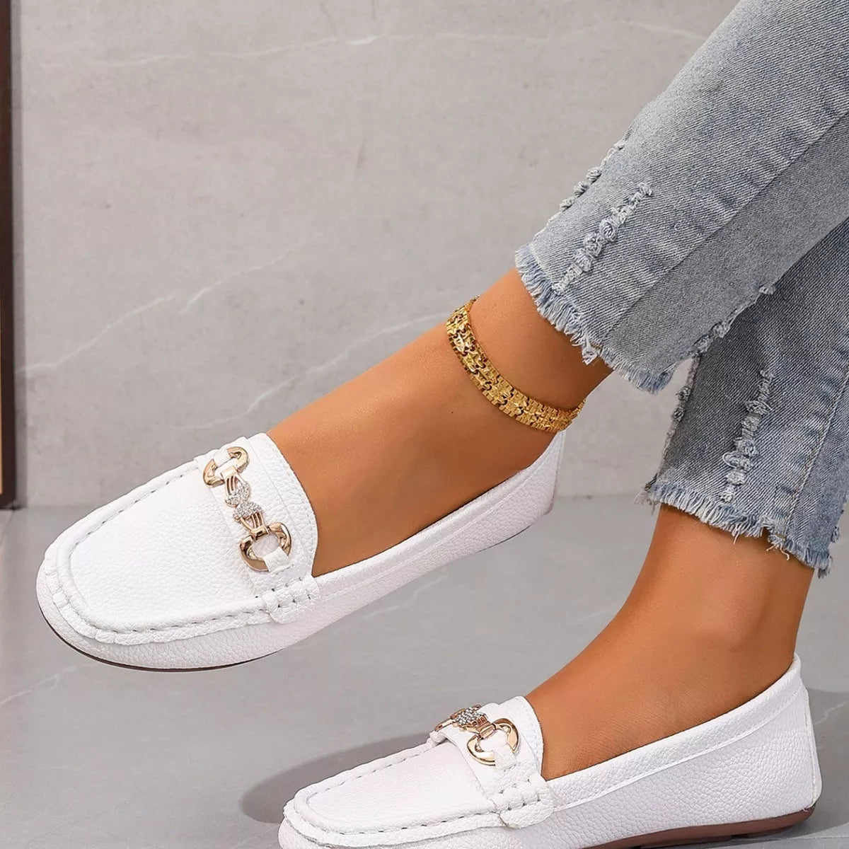 Round Toe Slip-Ons - Lilixa.store