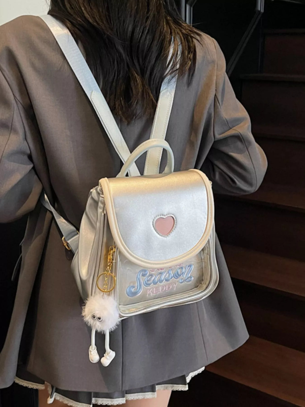 Heart Letter Backpack Bag - Lilixa.store