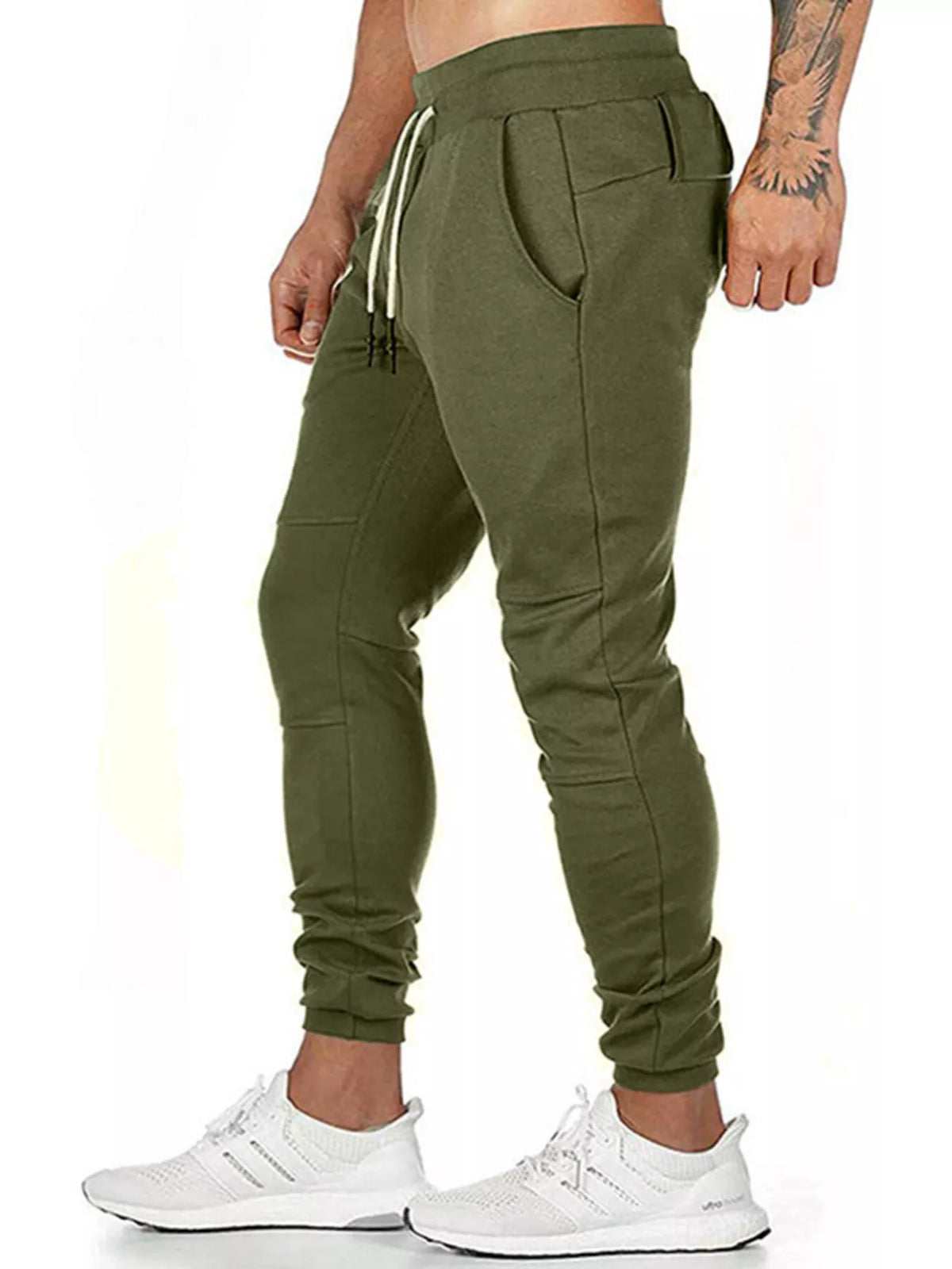 Men's Drawstring Slim Fit Joggers - Lilixa.store