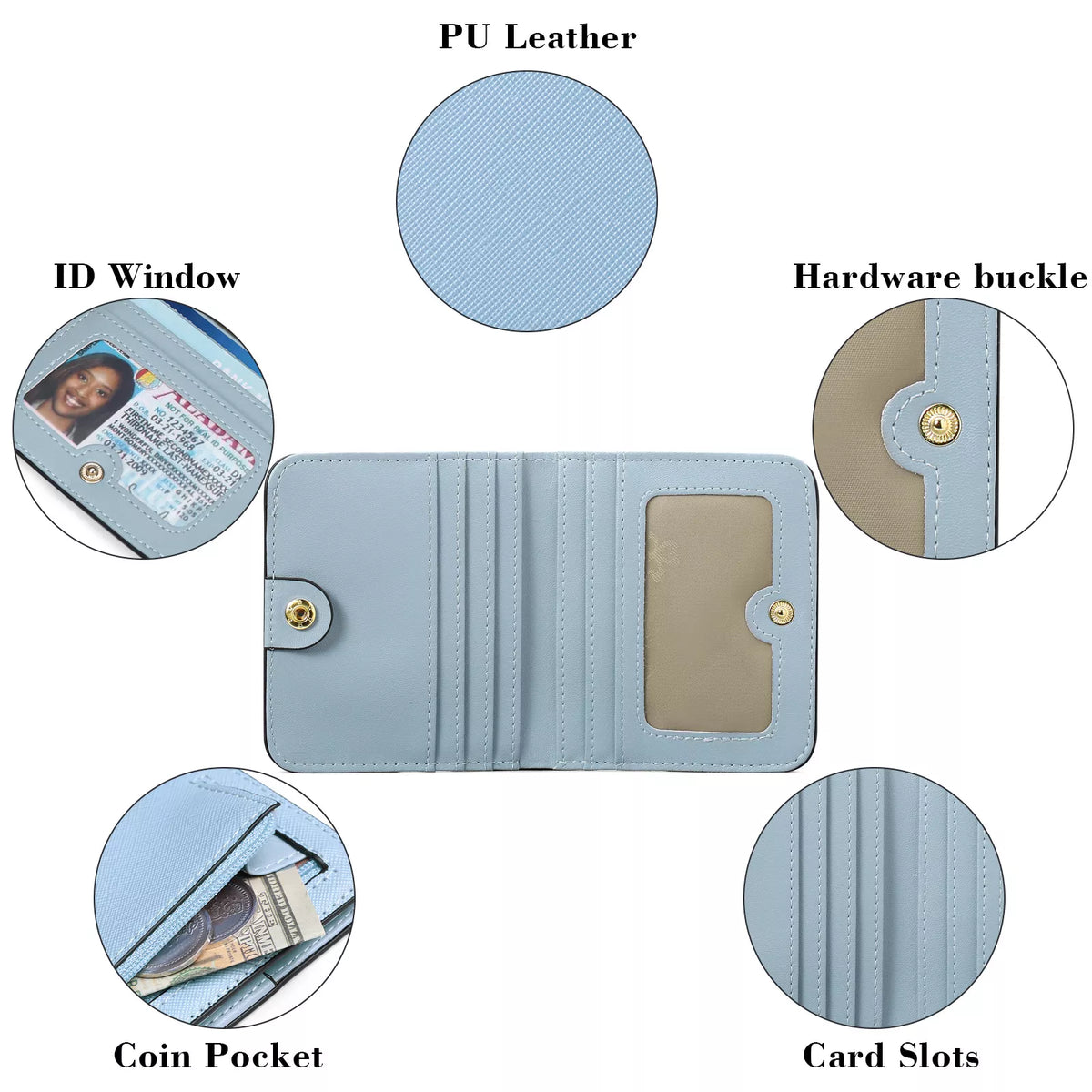 Hardware Buckle Card Case - Lilixa.store