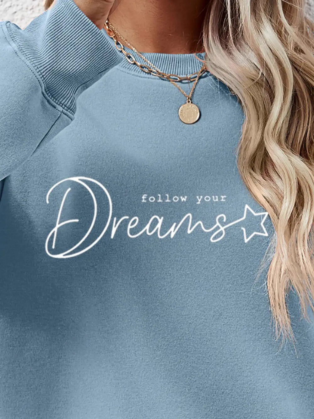 FOLLOW YOUR DREAMS Graphic Sweatshirt, view 9