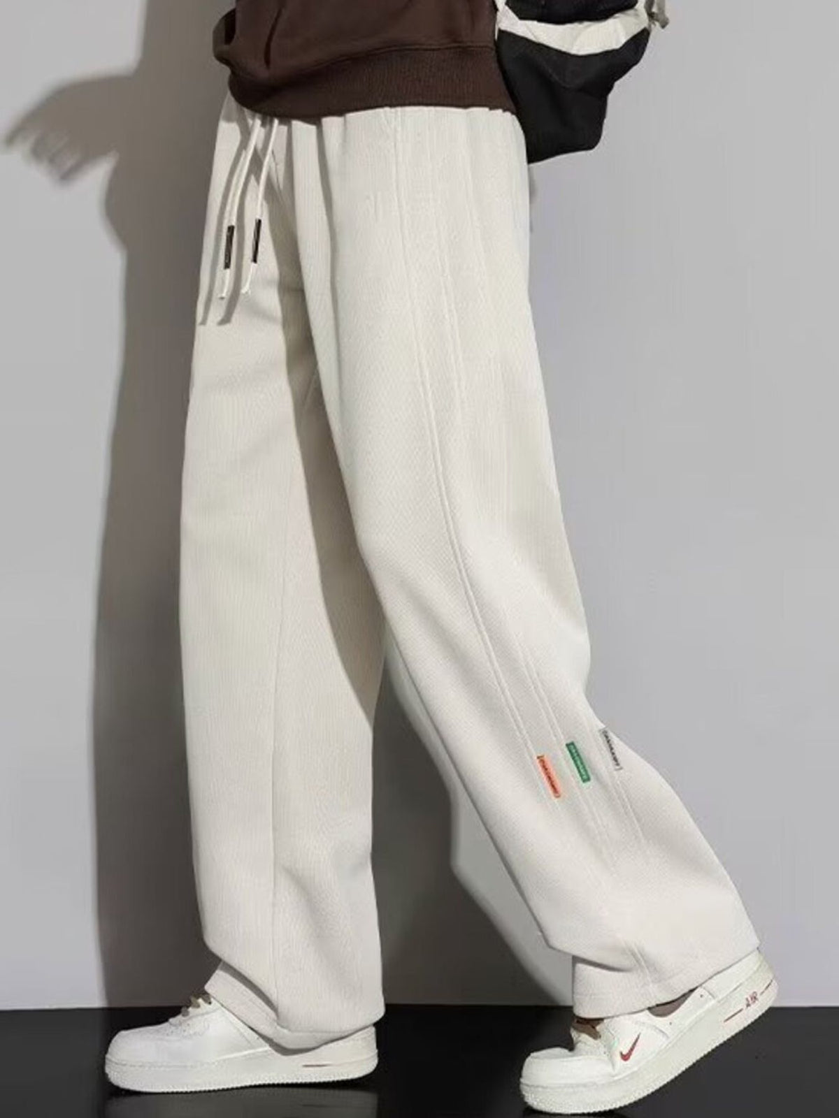 Men's Plus Size Casual Loose Fit Drawstring Pants, view 2