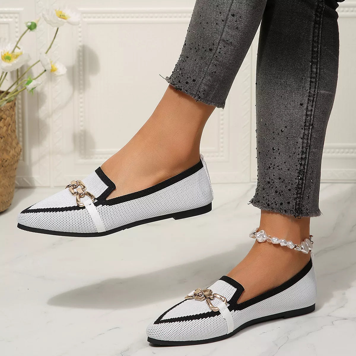 Point Toe Slip-Ons - Lilixa.store