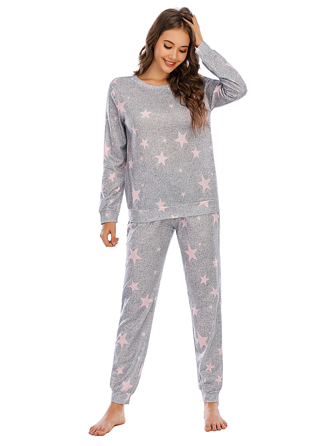 Star Top and Pants Lounge Set - Lilixa.store