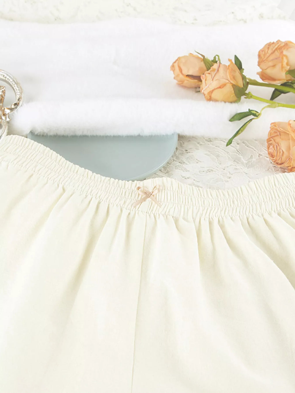 Contrast Trim Long Sleeve Top and Shorts Lounge Set - Lilixa.store