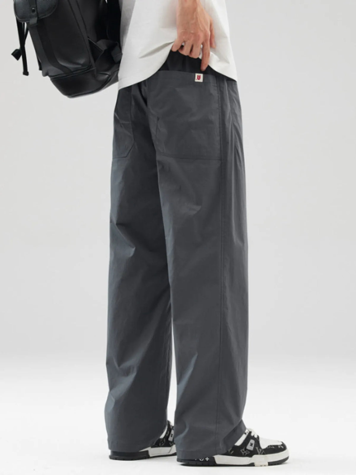Men's Full Size Loose Fit Casual Pants Plus Size, view 4