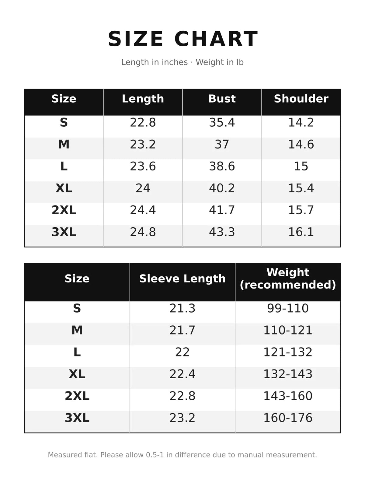 Full Size Button-Down Long Sleeve Shirt Plus Size size chart