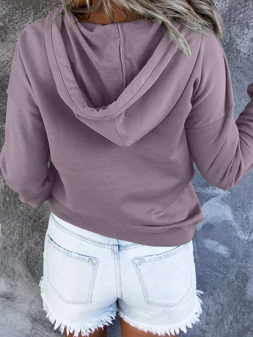 Full Size Kangaroo Pocket Drawstring Long Sleeve Hoodie Plus Size - Lilixa.store
