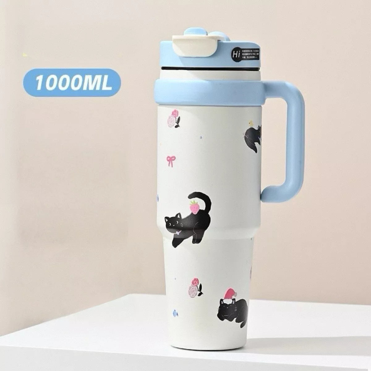 Large Capacity Water Bottle with Straw - Lilixa.store