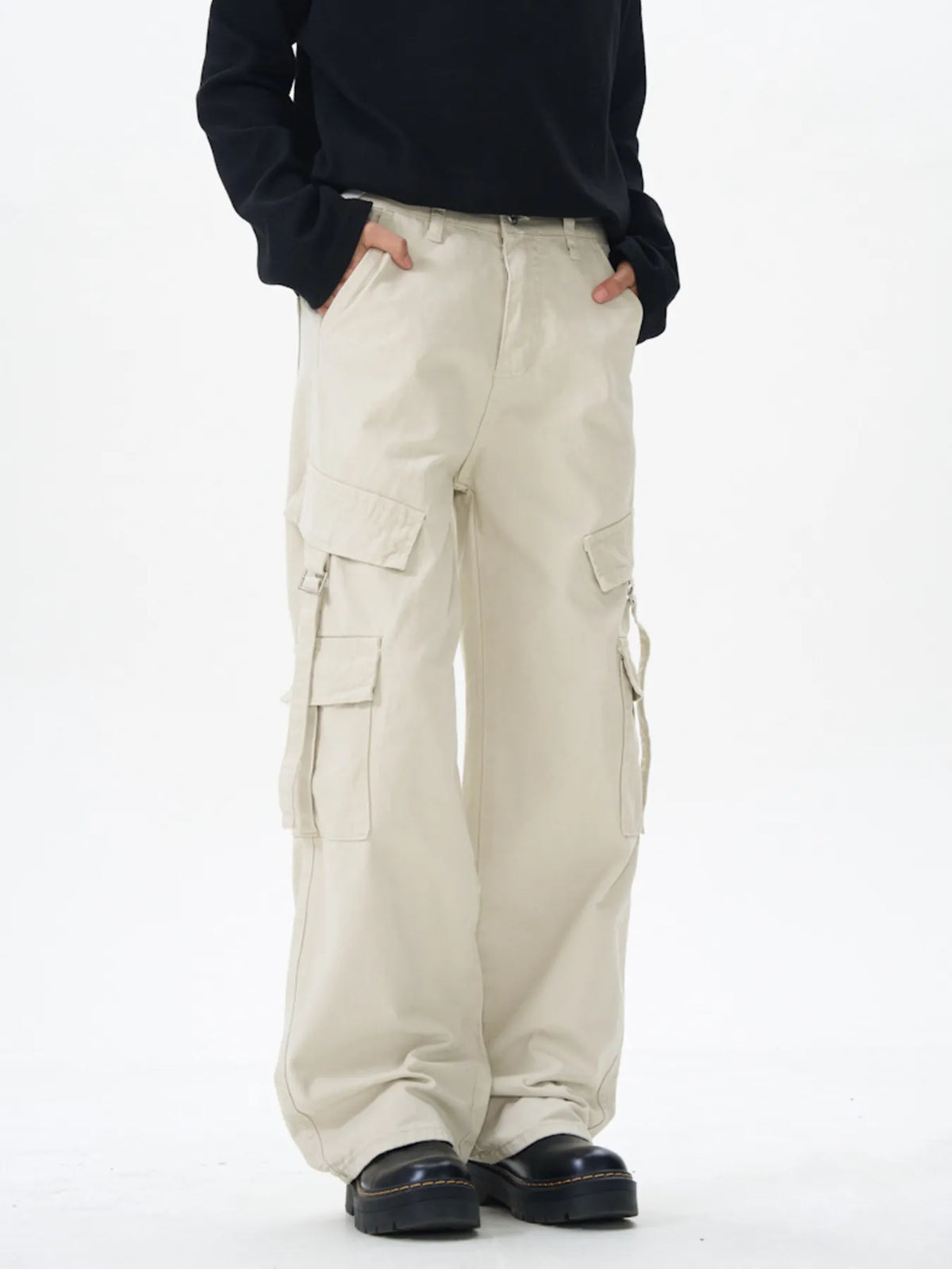 Men's Wide Leg Cargo Pants