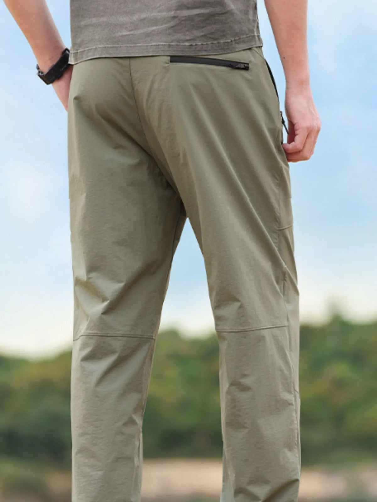 Men's Plus Size Wide Leg Pants, view 3