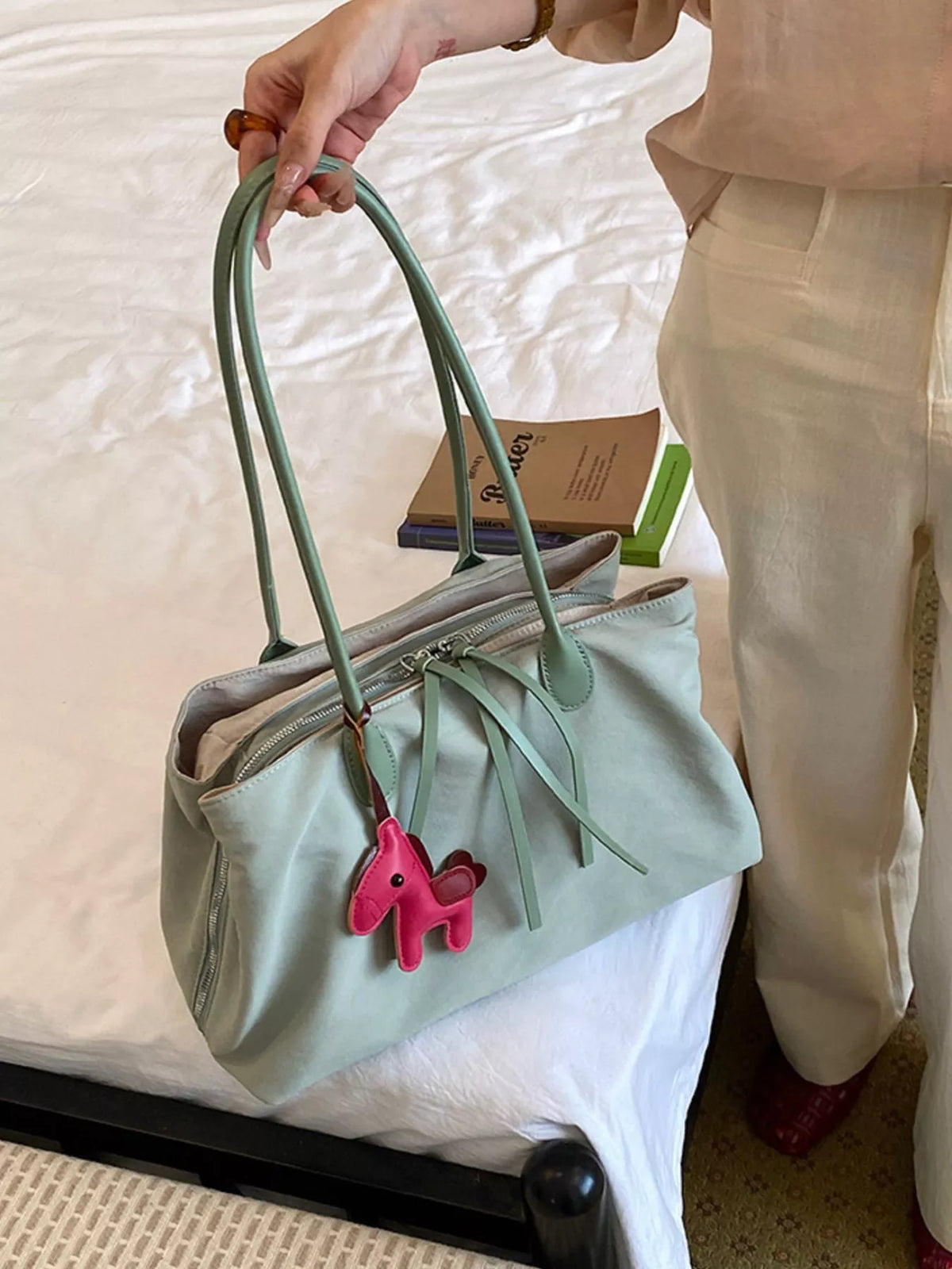 Lightweight Canvas Shoulder Bag - Lilixa.store
