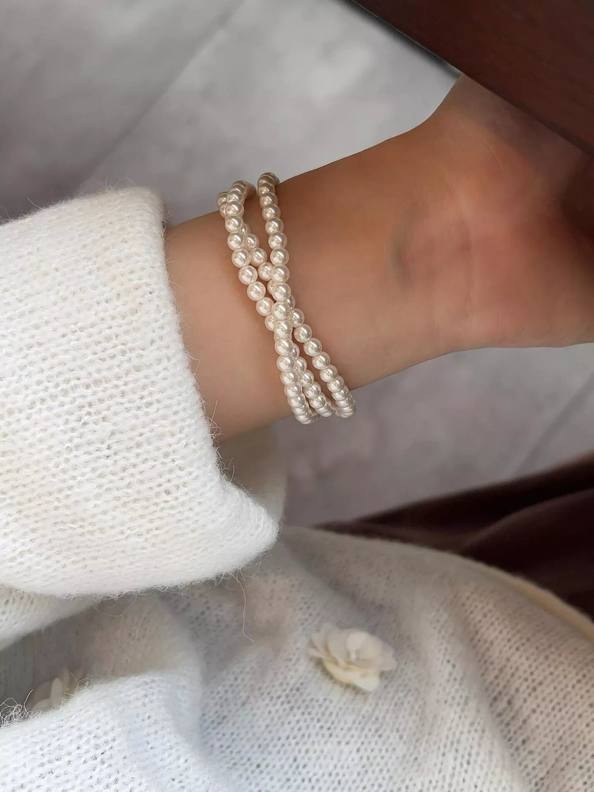 Three Layers Pearl Bracelet - Lilixa.store