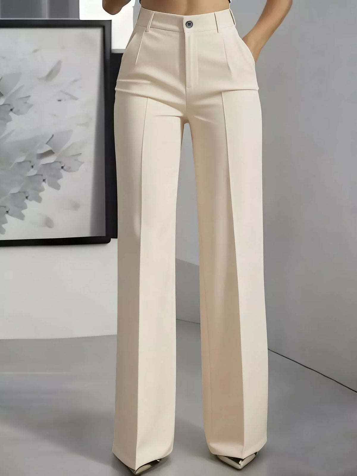 Full Size High-Waisted Wide-Leg Pants Plus Size - Lilixa.store