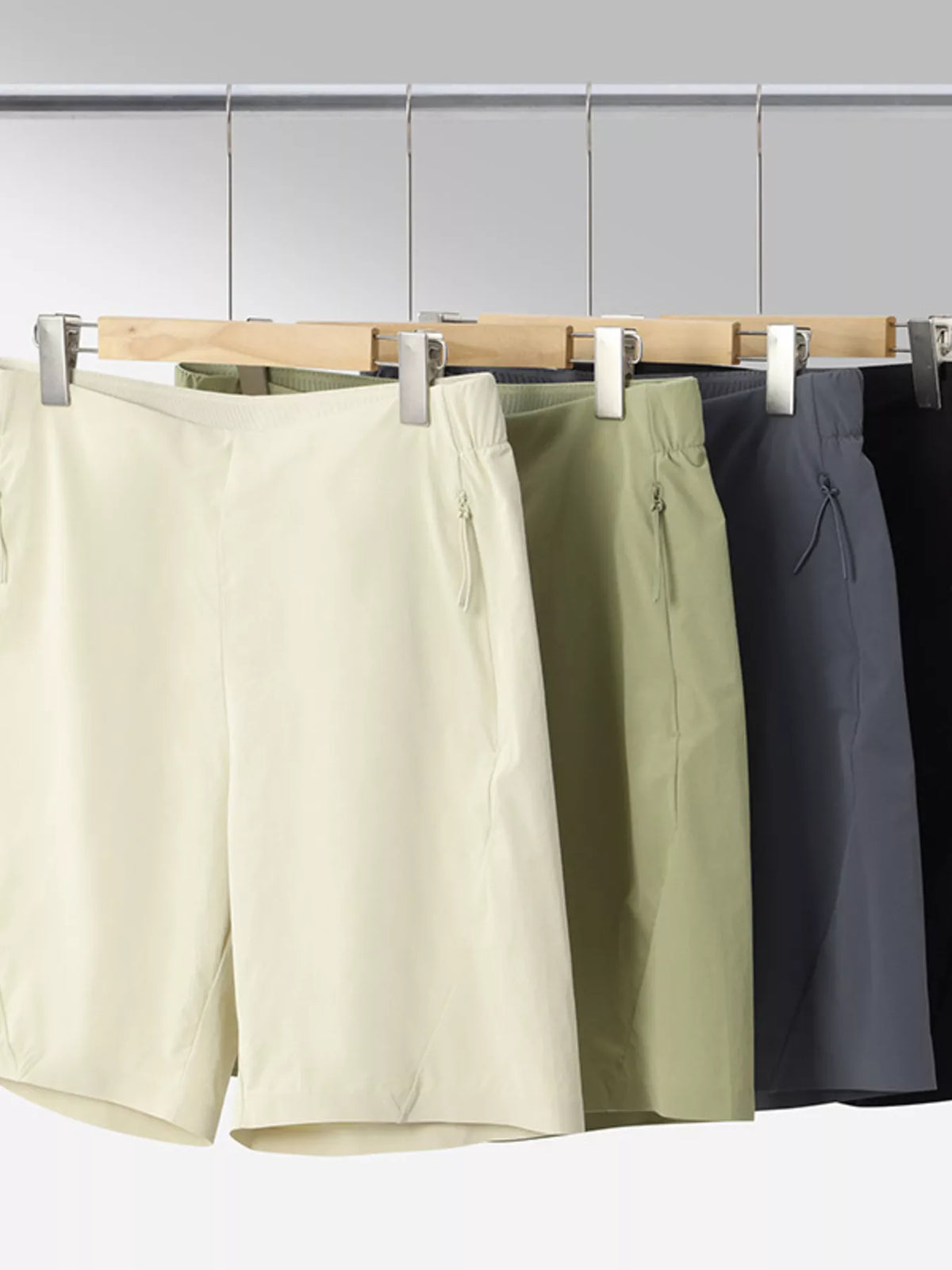 Men's Plus Size Elastic Waistband Lightweight Active Shorts, view 2