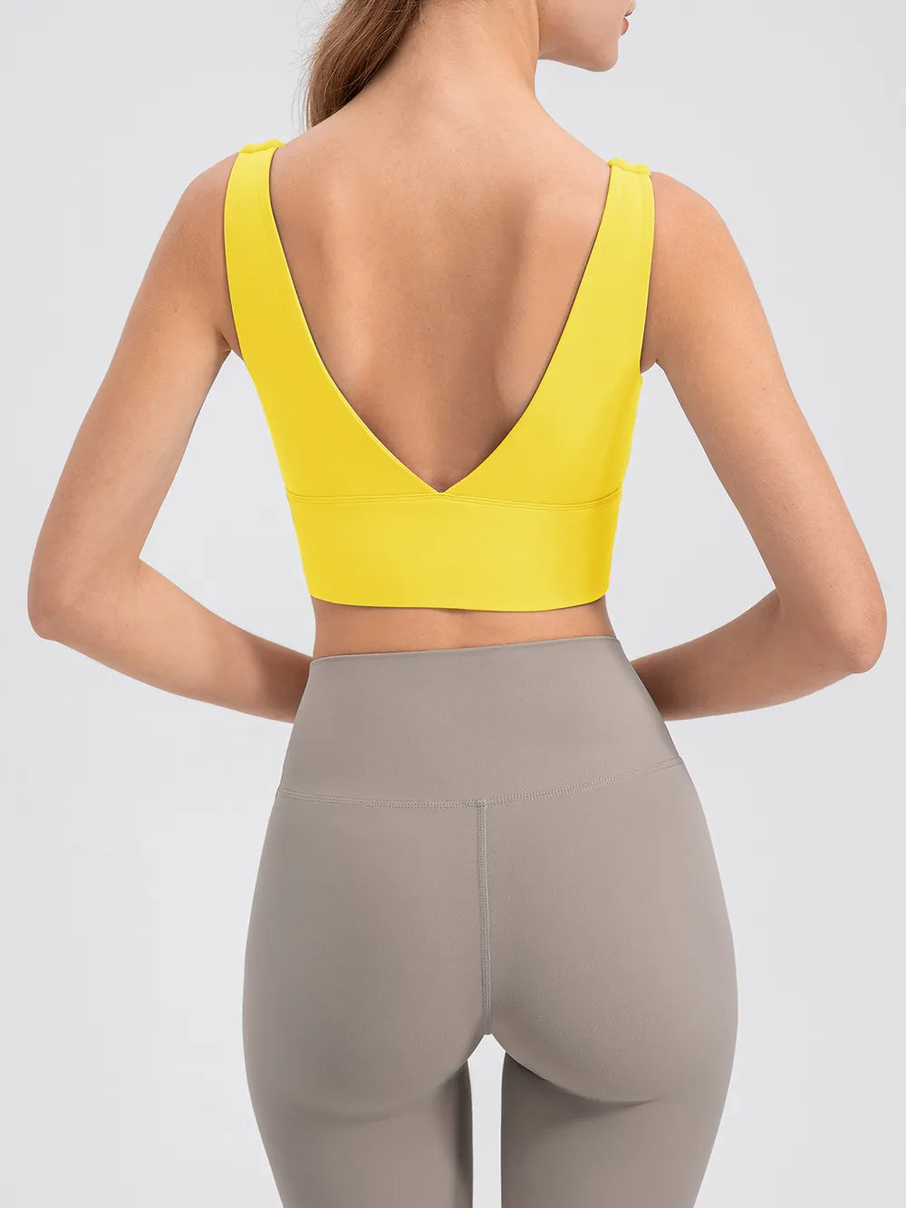 Scoop Neck Wide Strap Active Tank - Lilixa.store