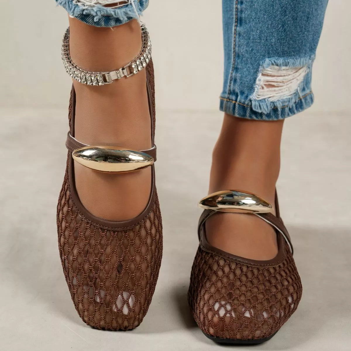 Square Toe Slip-Ons - Lilixa.store