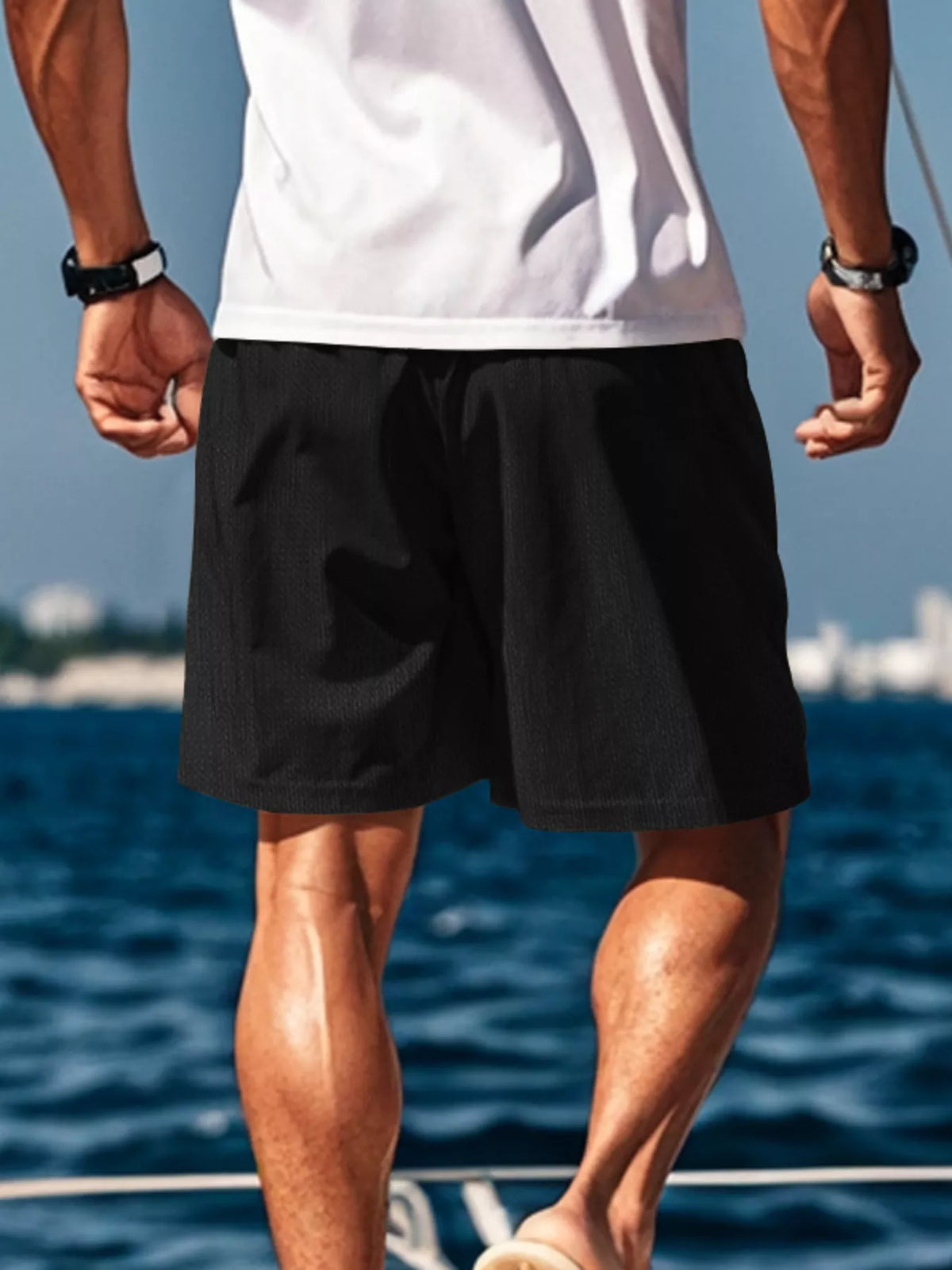 Men's Drawstring Causal Shorts - Lilixa.store