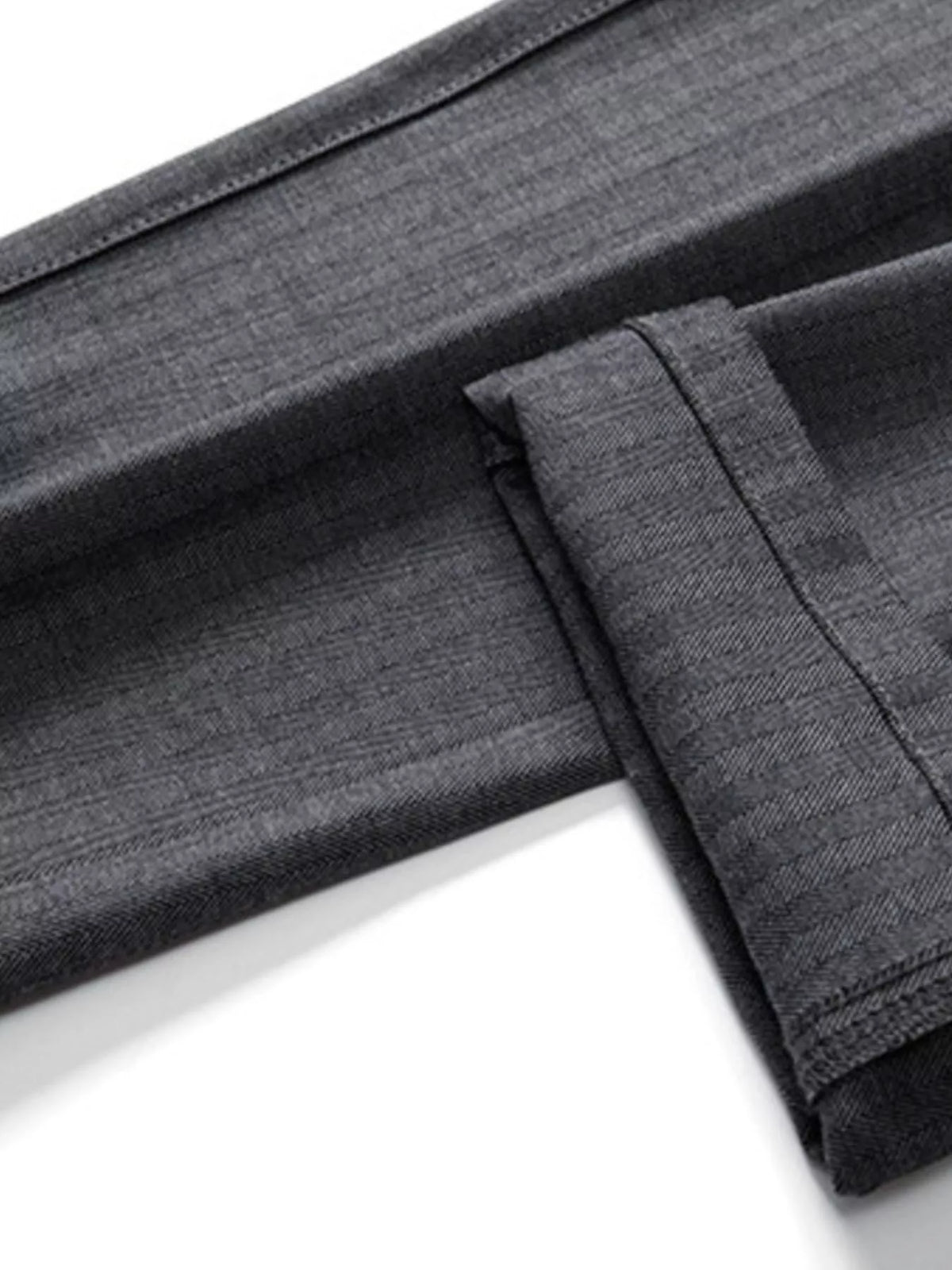 Men's Slim Fit Pants in Dark Gray, view 4