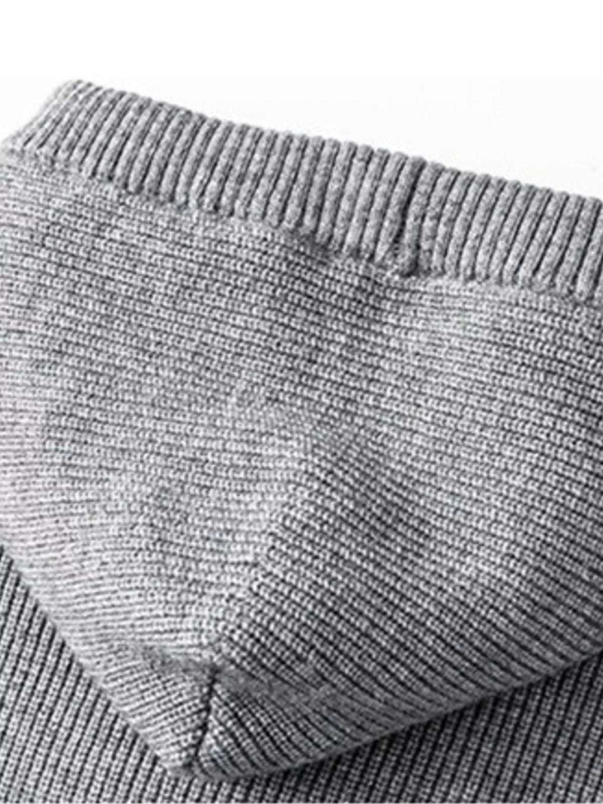 Men's Plus Size Button Detail Hooded Sweater - Lilixa.store