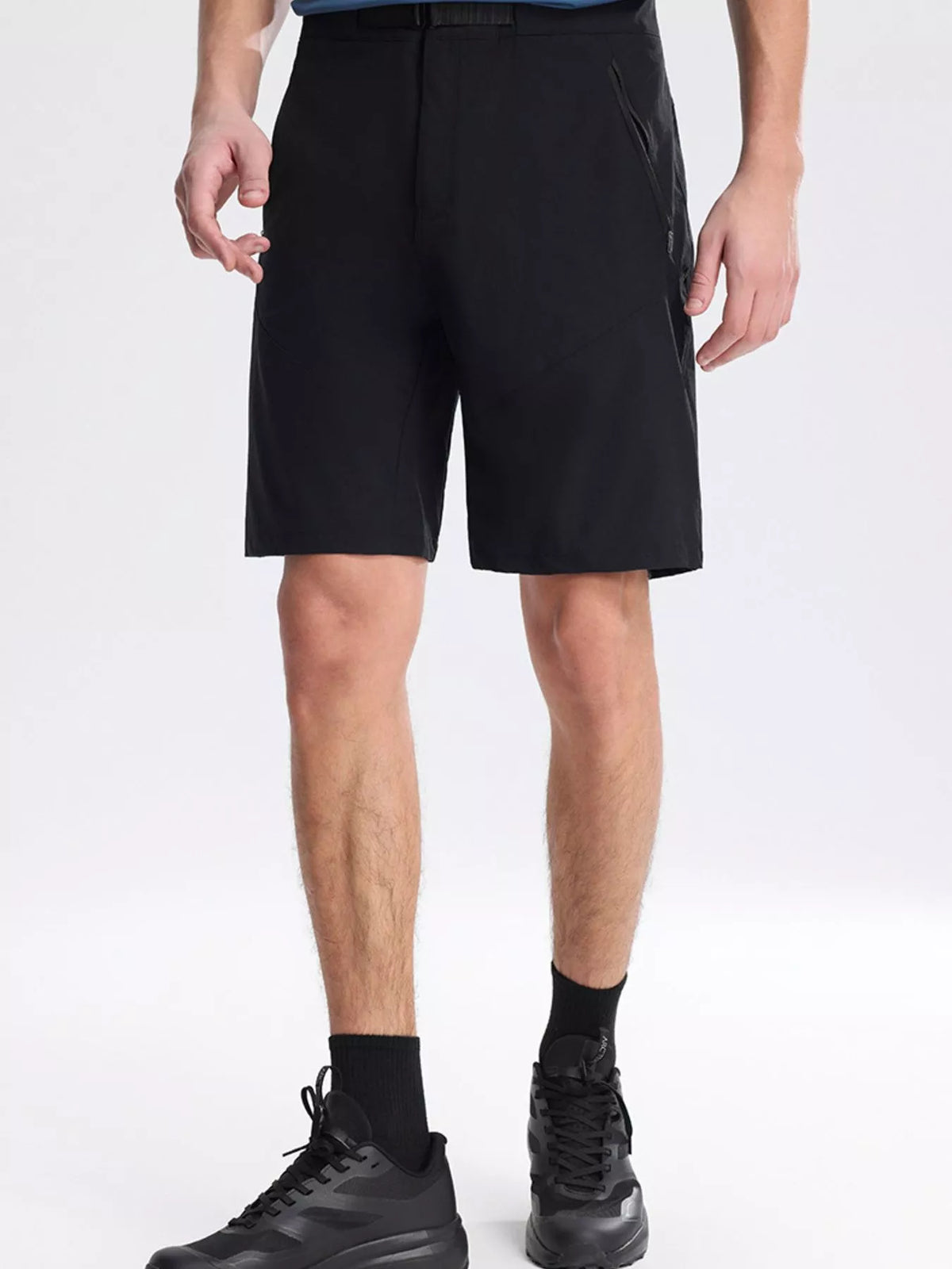 Men's Plus Size Pocketed Lightweight Shorts, view 5