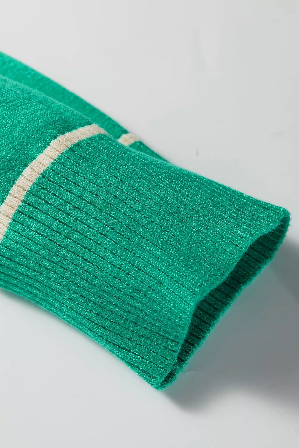 Contrast Detail Drop Shoulder Baggy Sweater