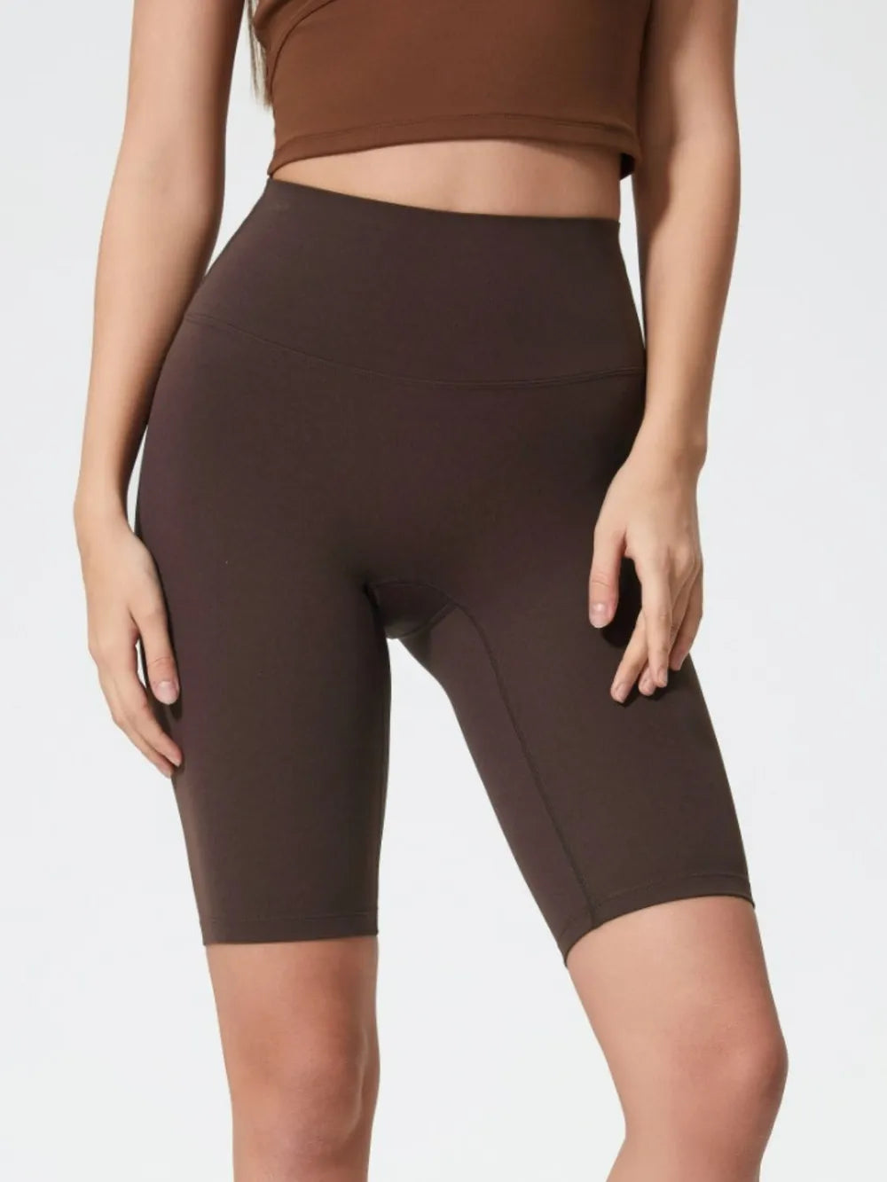 Millennia High Rise Wide Waistband Active Shorts - Lilixa.store