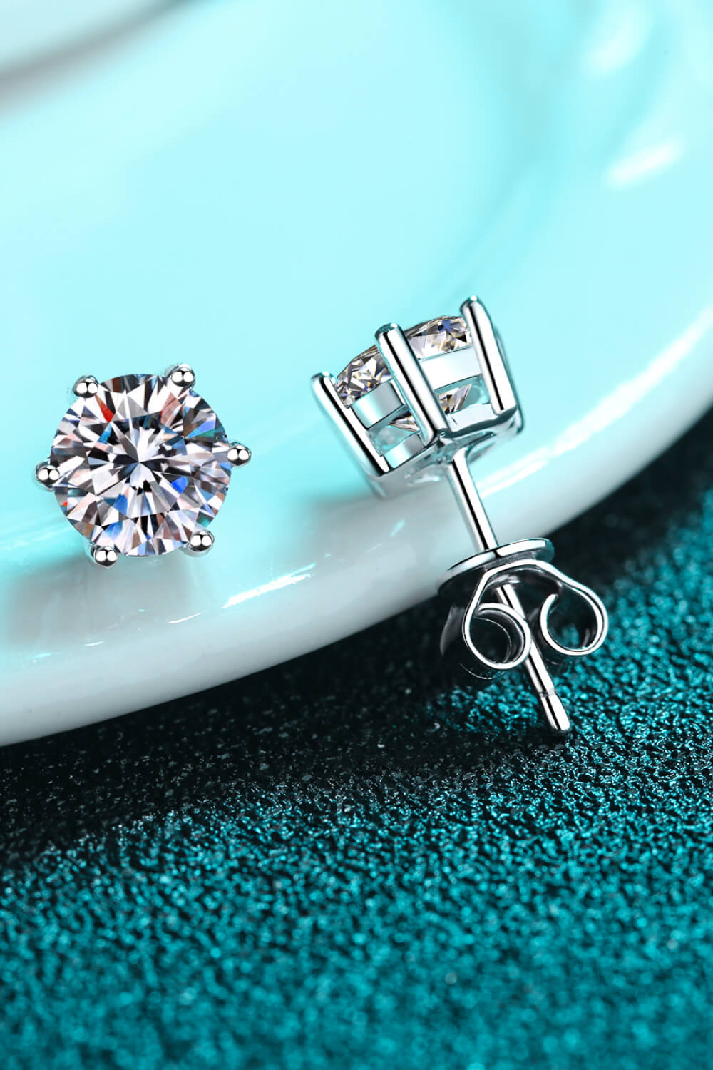Adored Moissanite Stud Earrings - Lilixa.store