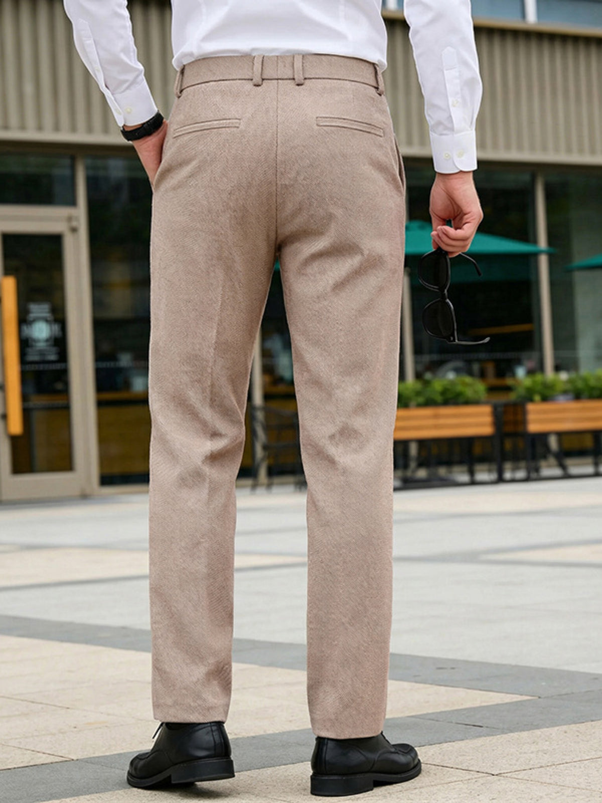 Men's Full Size Classic Fit Dress Pants Plus Size, view 6