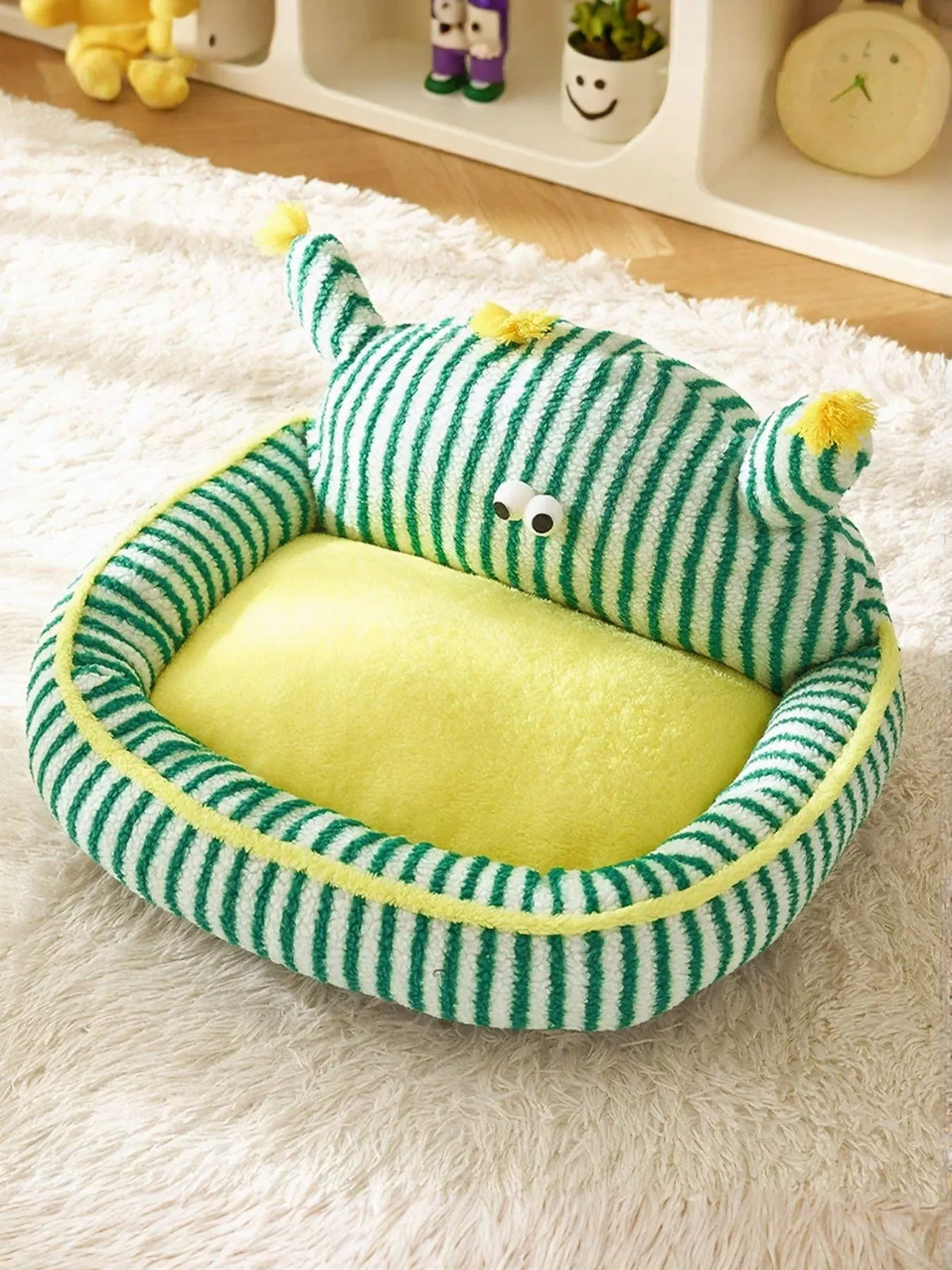 Striped Monster Design Pet Nest - Lilixa.store
