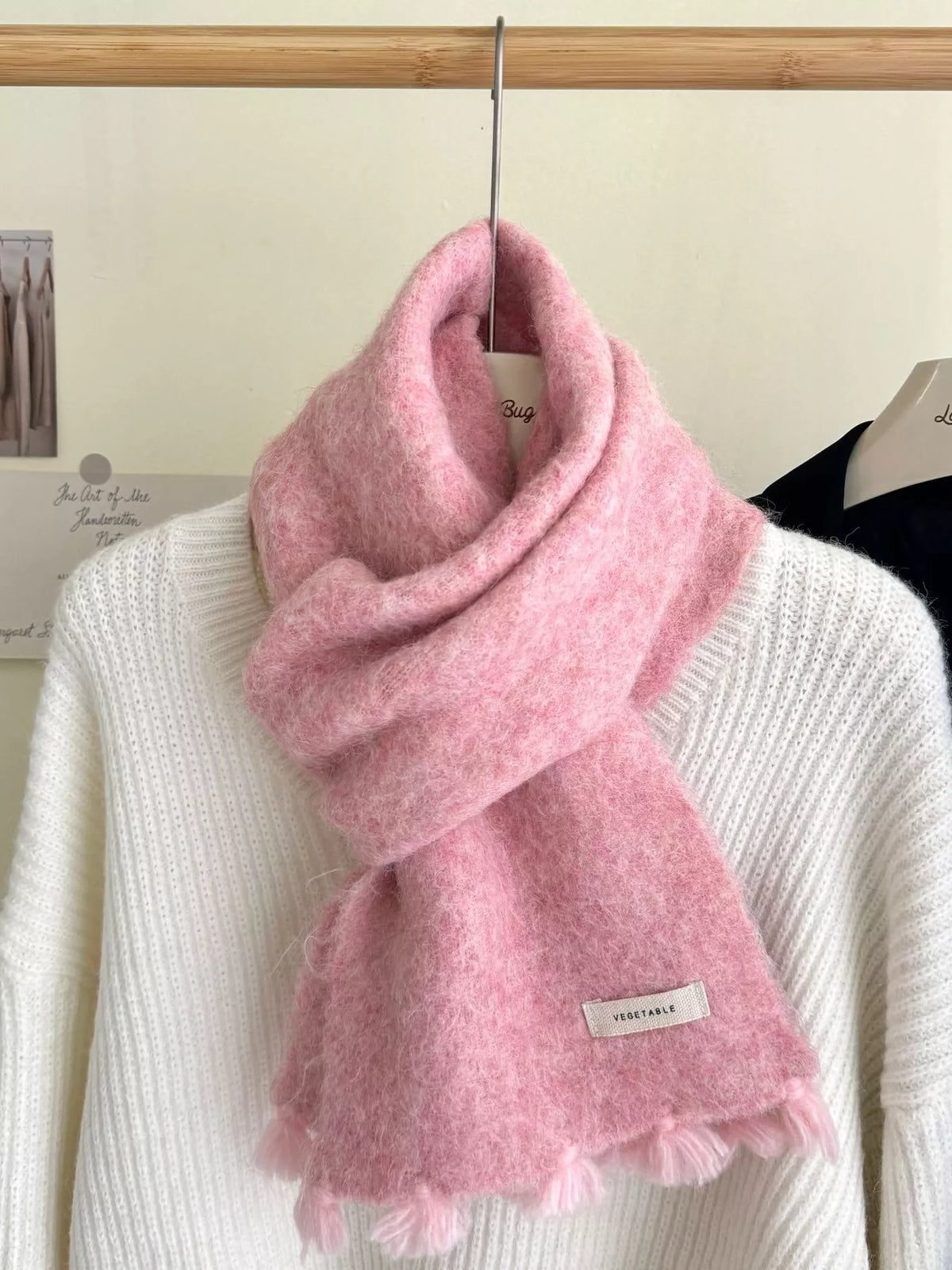 Tassel Knitted Scarf - Lilixa.store