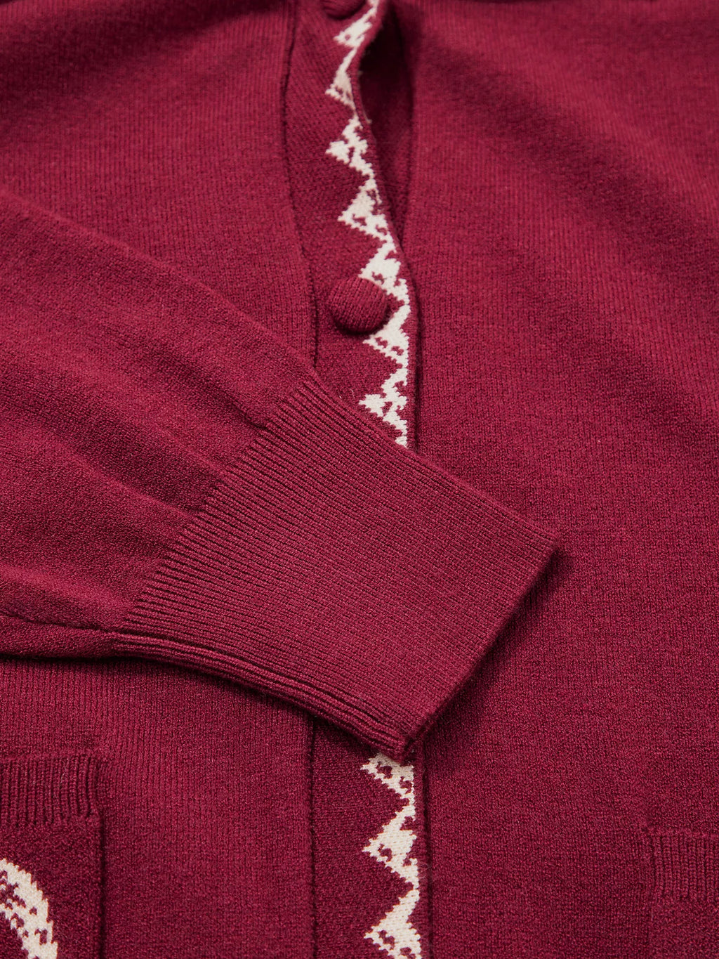 Bow Pocket Collar Long Sleeve Knit Cardigan - Lilixa.store