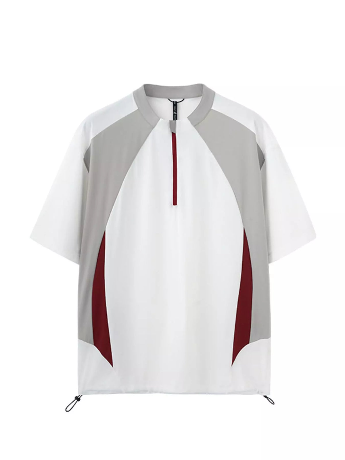 Men's Color Block Quick-Dry Half Zip T-Shirt, view 6