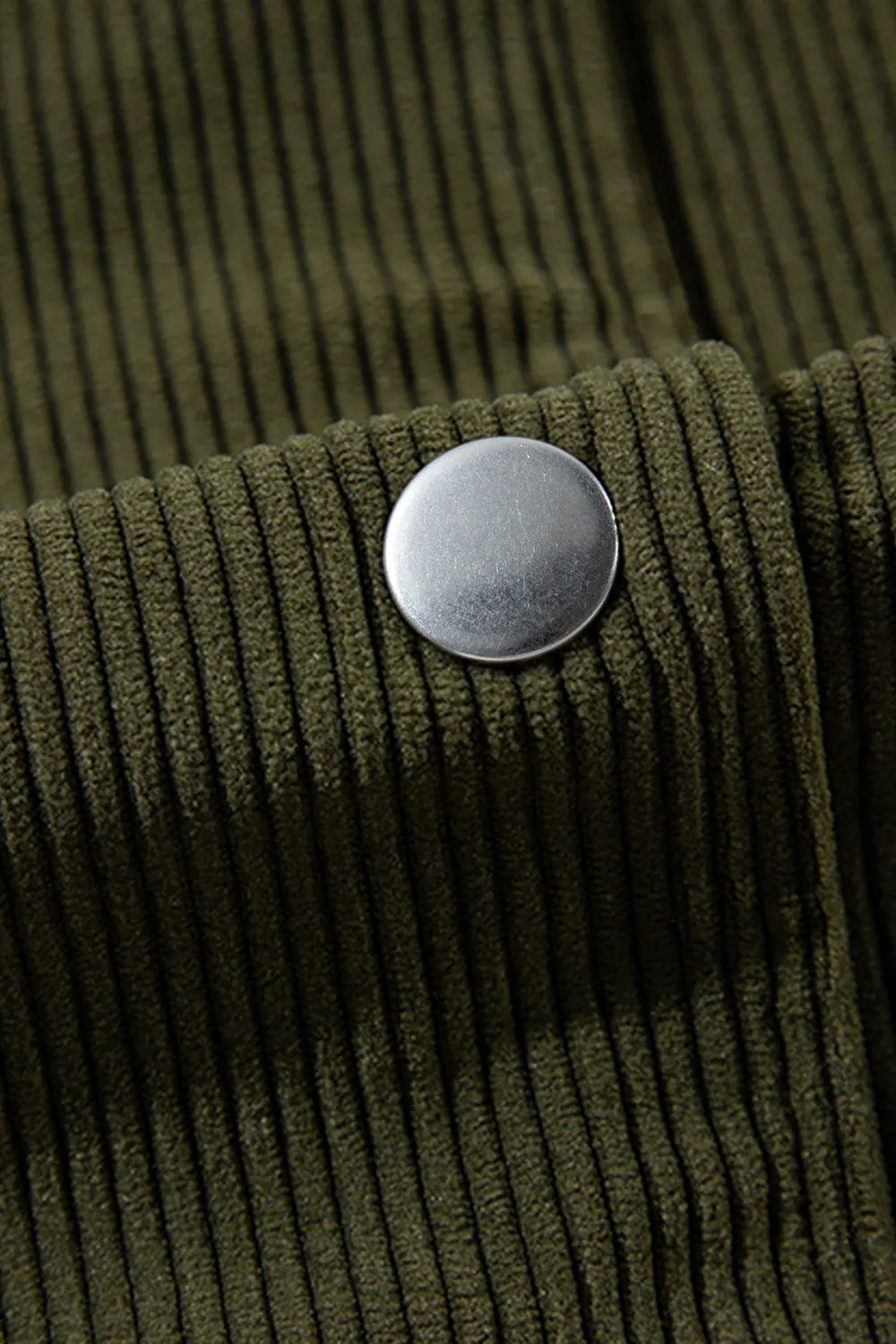 Contrast Baseball Collar Snap Down Long Sleeve Jacket, view 6