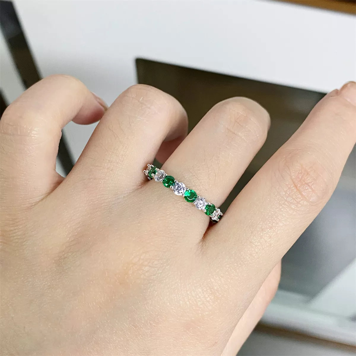 925 Sterling Silver Diamond Ring - Lilixa.store