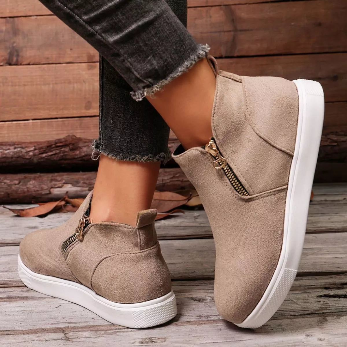 Round Toe Flats Loafers - Lilixa.store