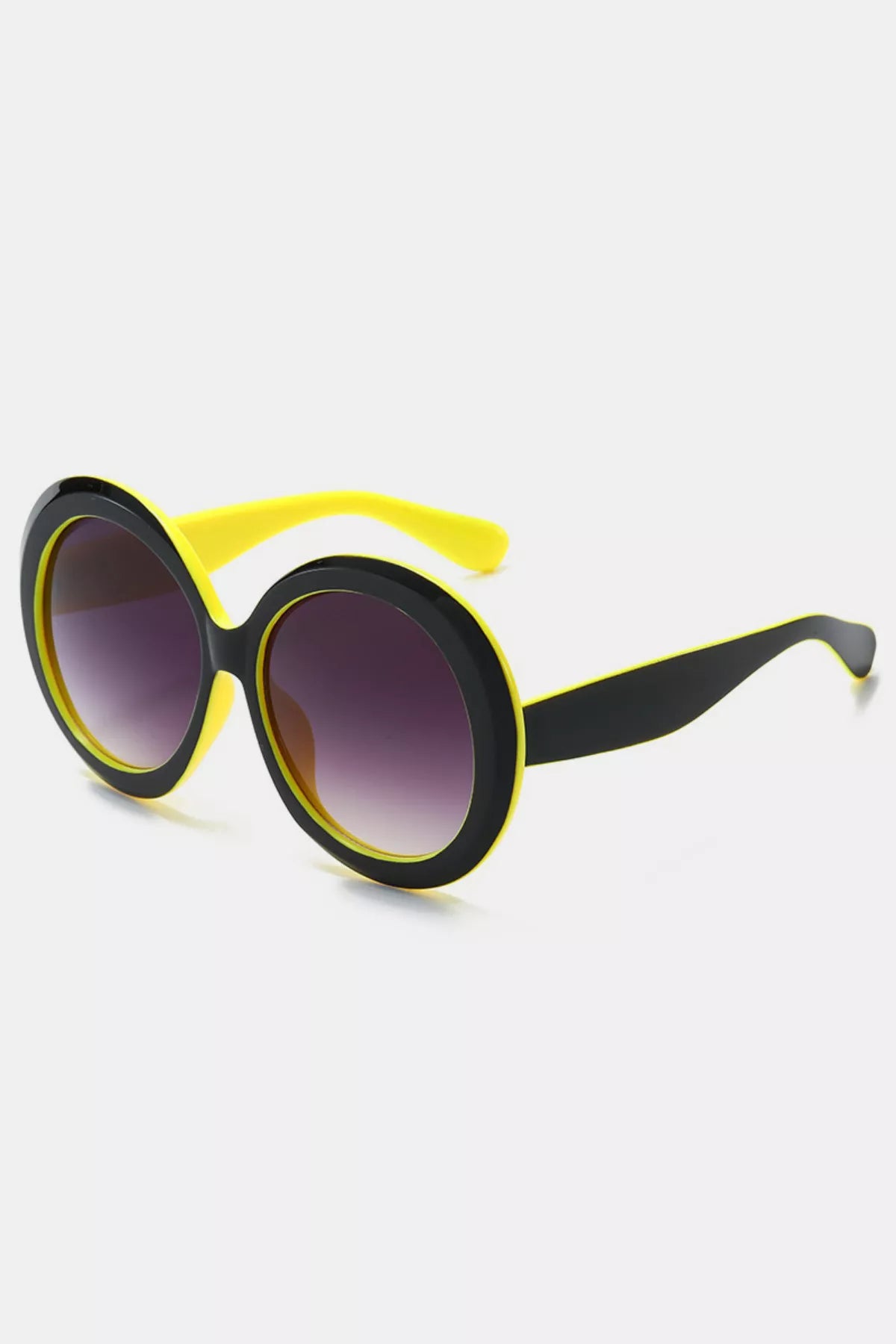 Oversized Round Frame Fashion Sunglasses - Lilixa.store