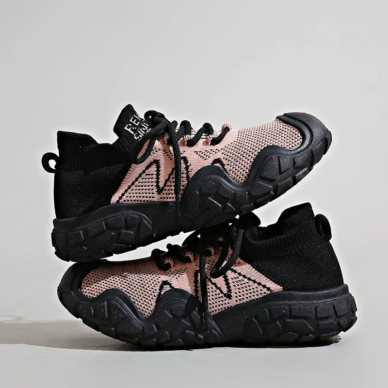 Contrast Mesh Platform Athletic - Lilixa.store