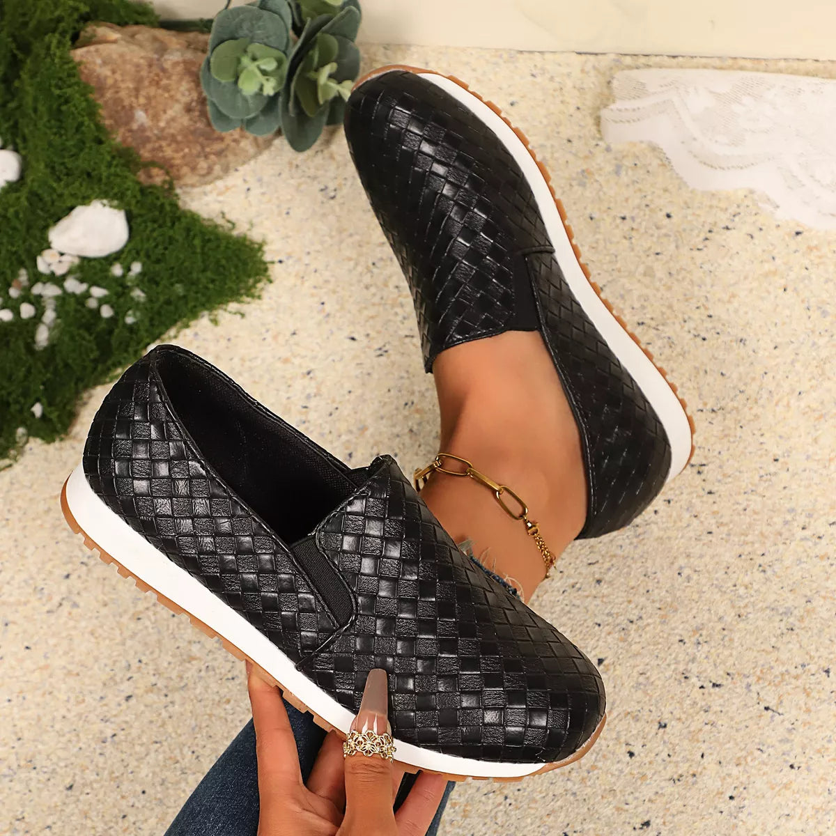 Round Toe Slip-Ons - Lilixa.store
