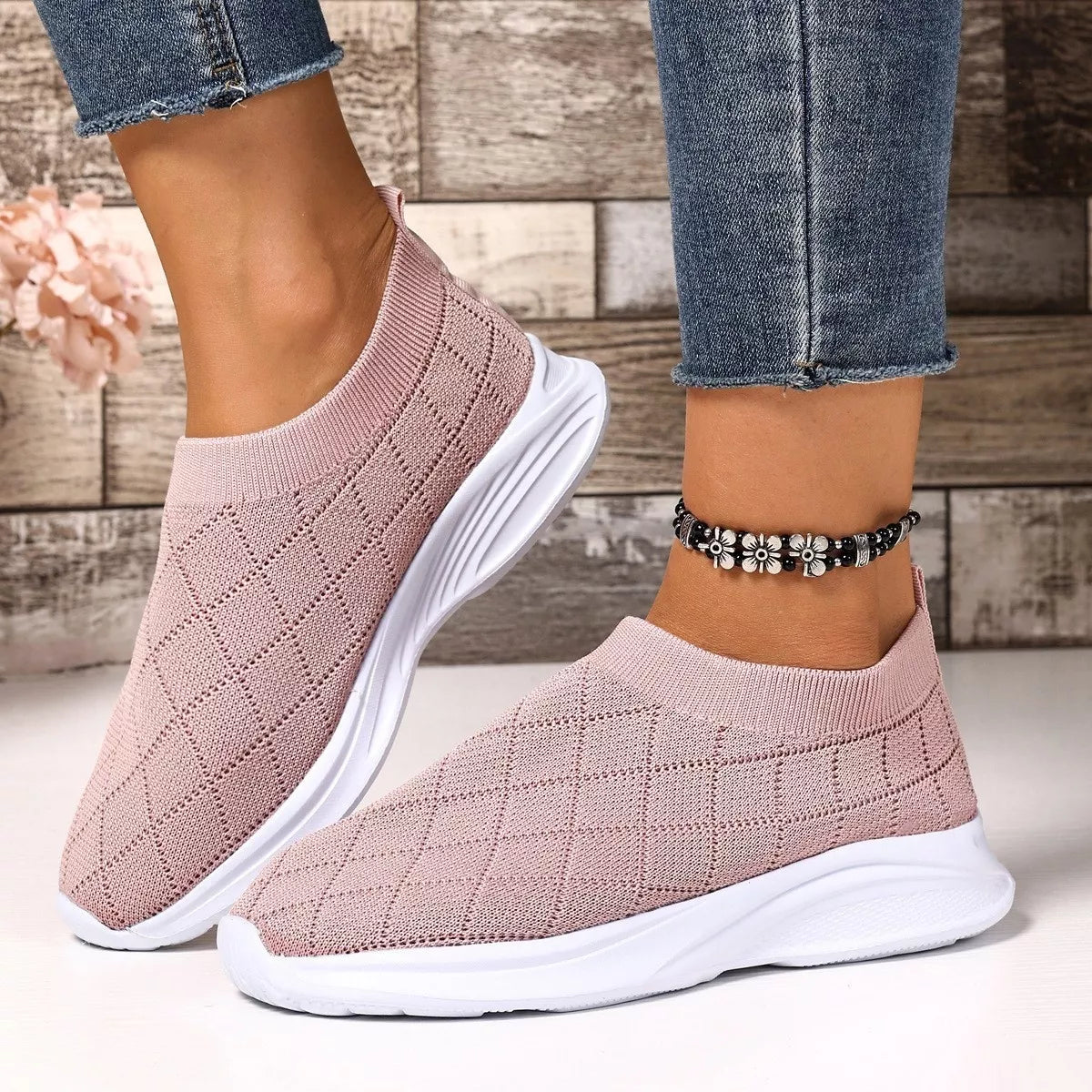 Breathable Mesh Round Toe Shoes - Lilixa.store
