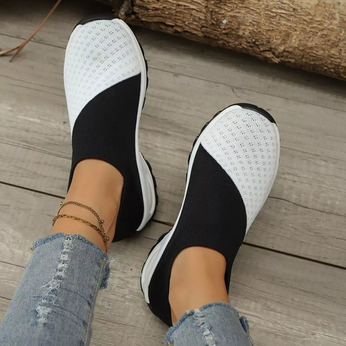Color Block Mesh Athletic - Lilixa.store