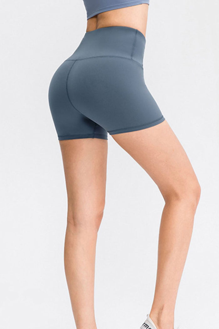 Wide Waistband Sports Shorts - Lilixa.store